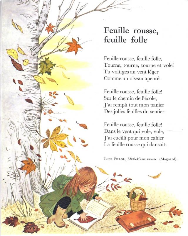 Poesie Feuille Rousse Feuille Folle